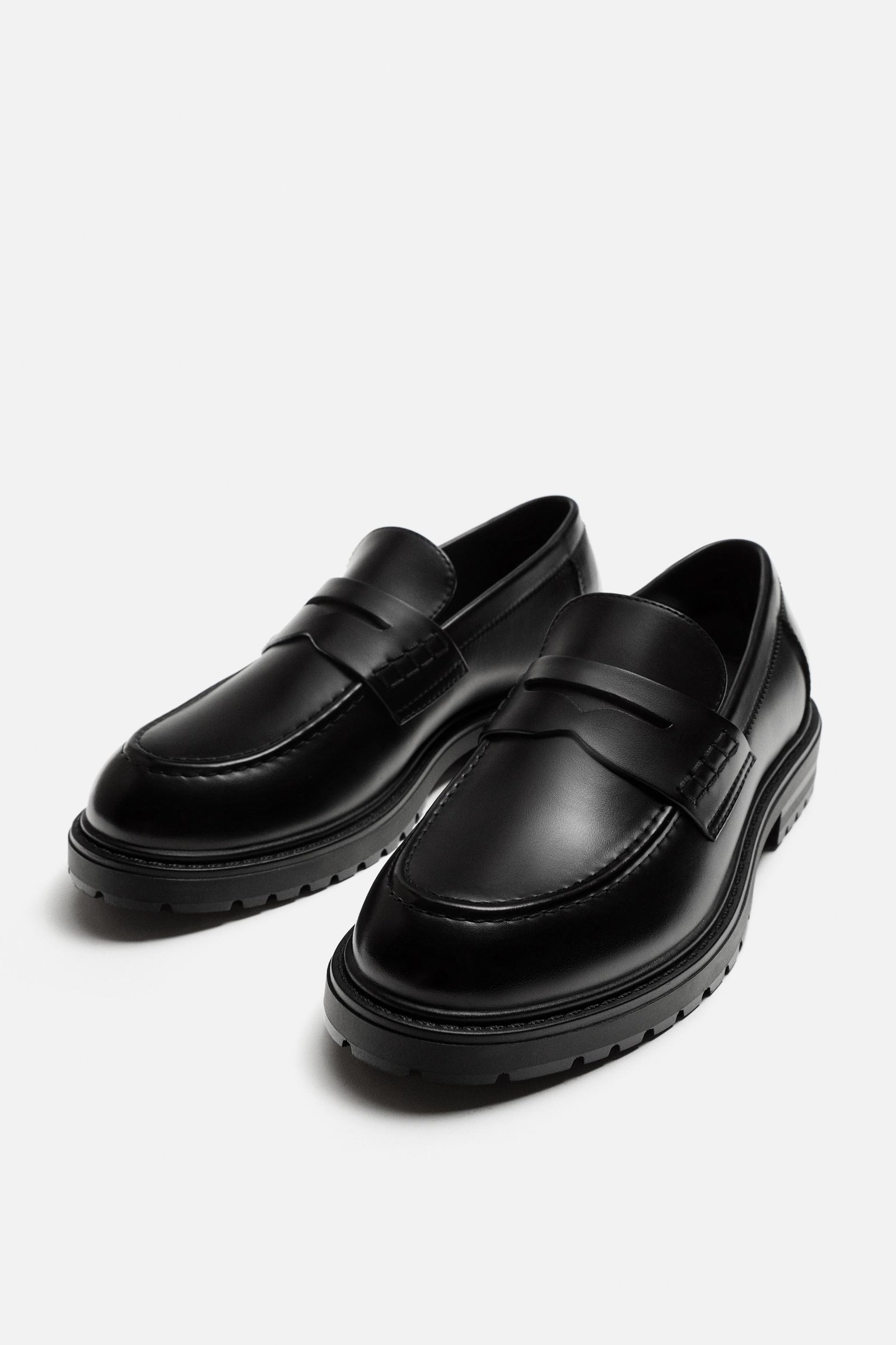 Zara Loafers And Flat Shoes pour Femme - Noir