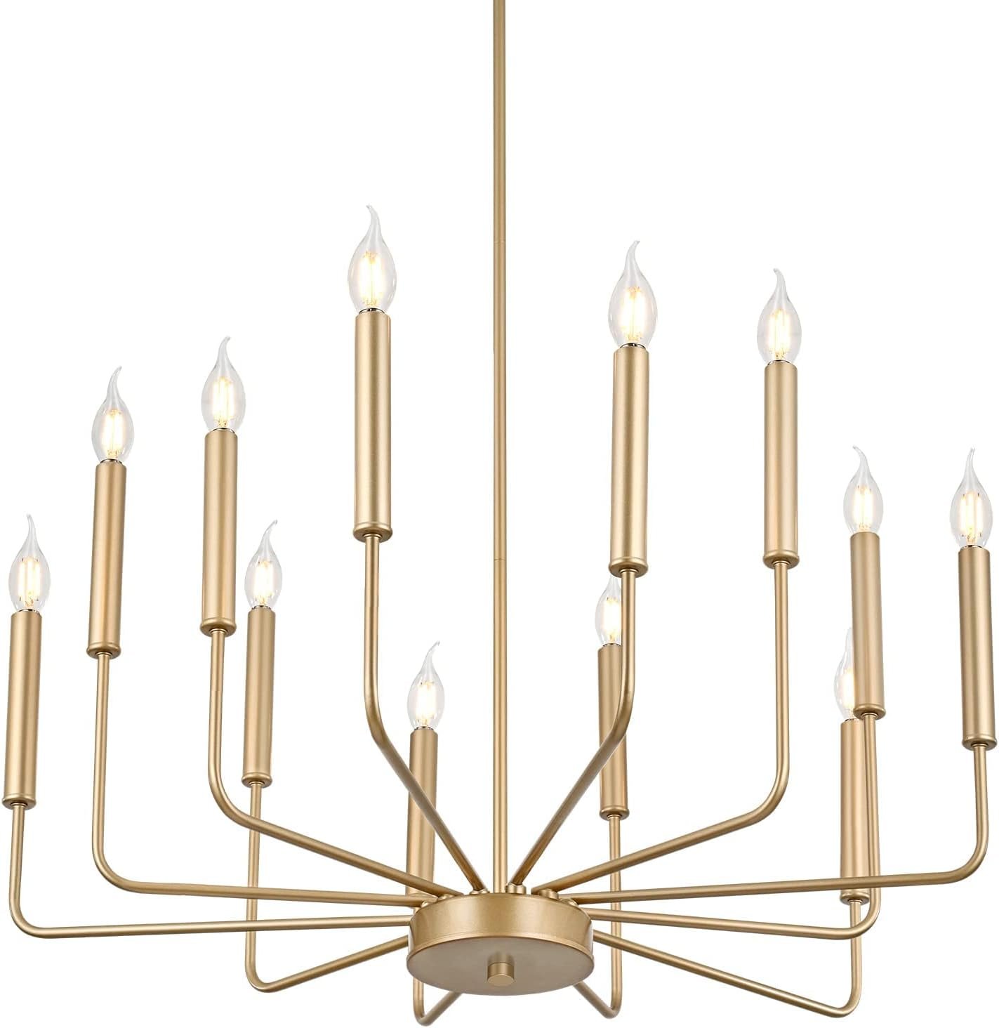 Lustre Moderne LED 12 Branches Dor