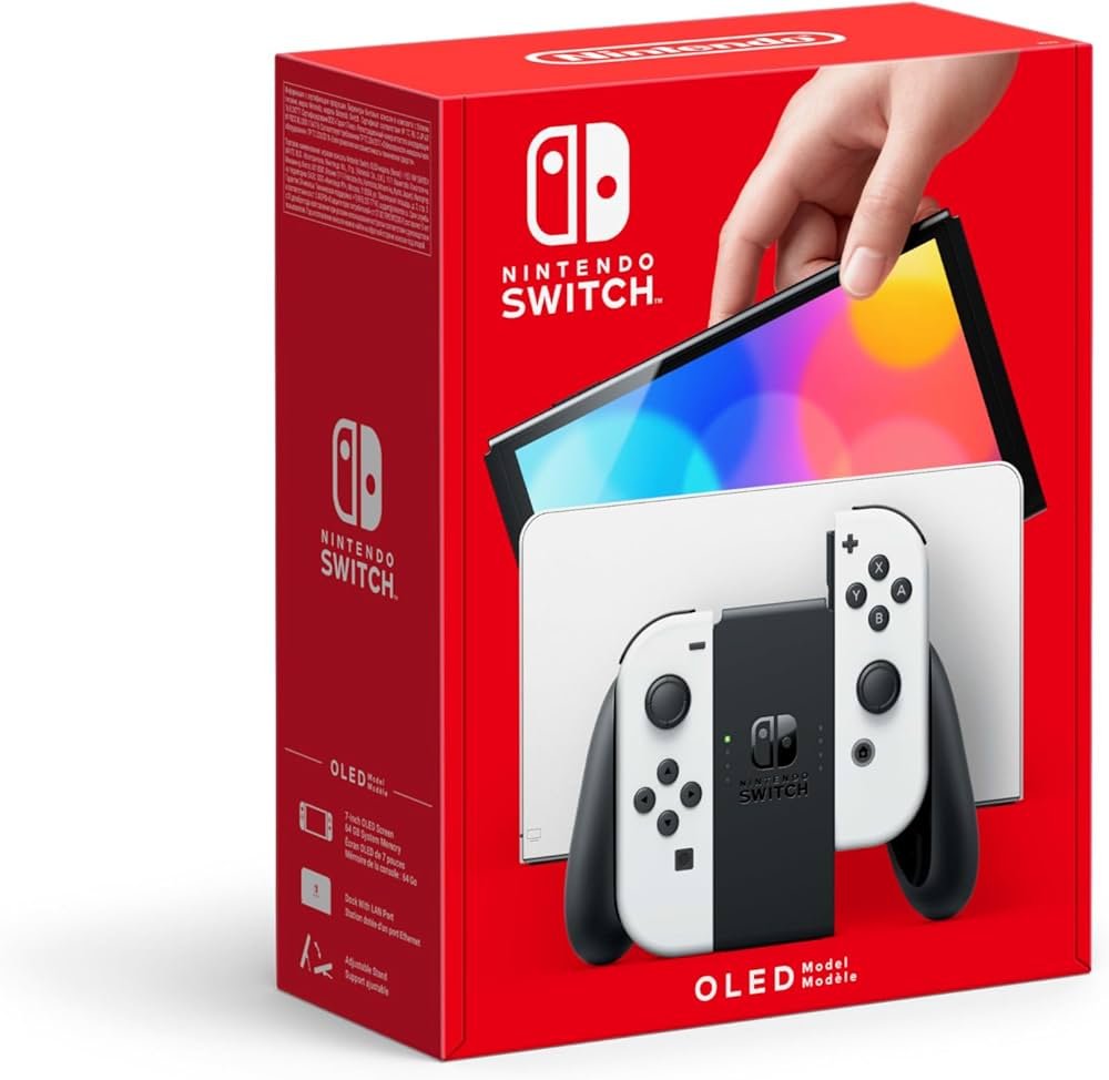 Nintendo Switch OLED Blanc - Ecran: OLED 7 pouces