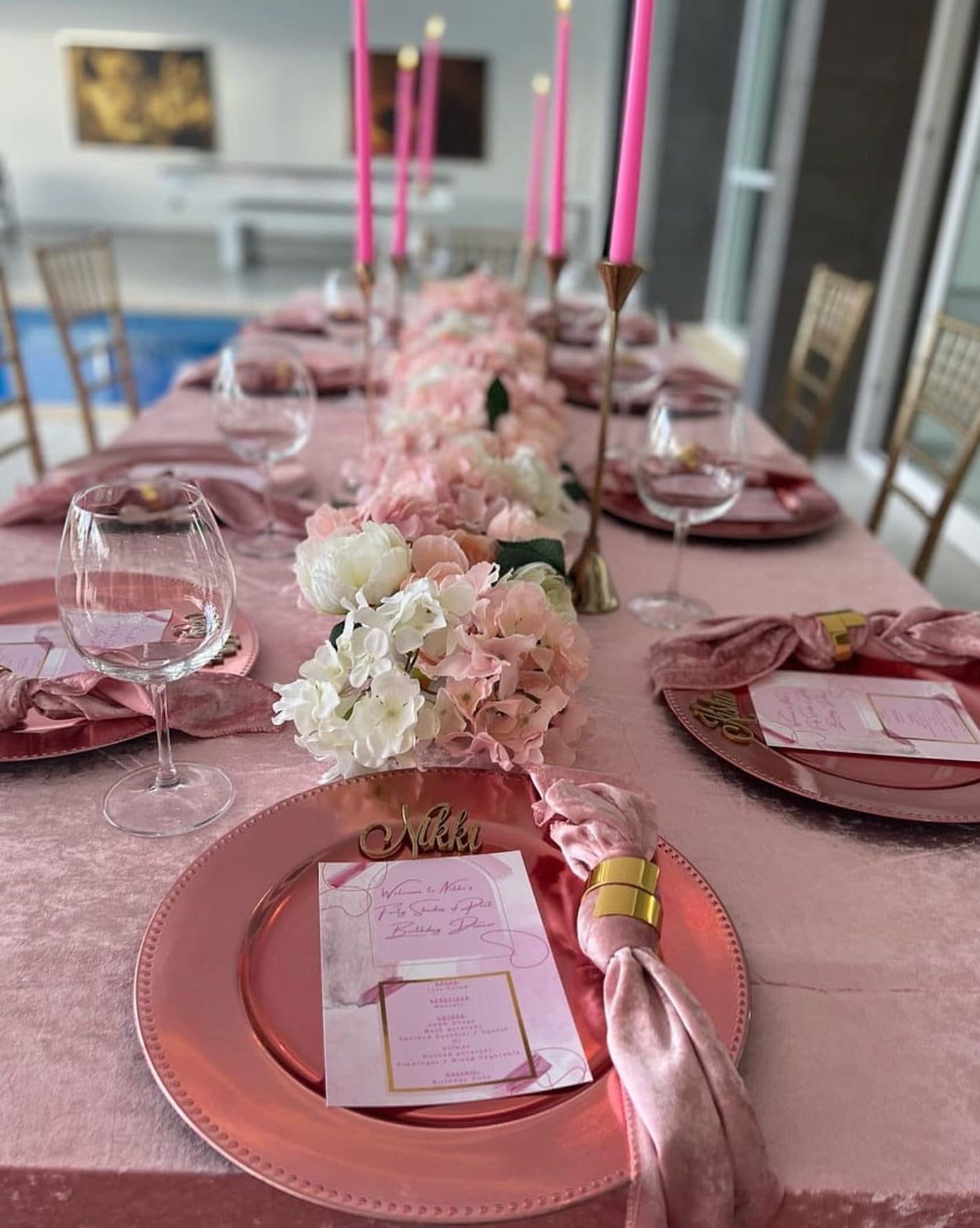 Tablecloths Placemats Moulinex Rose