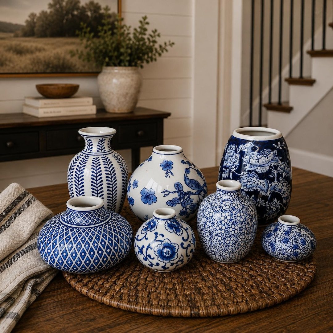 Vases Pots Seb Bleu