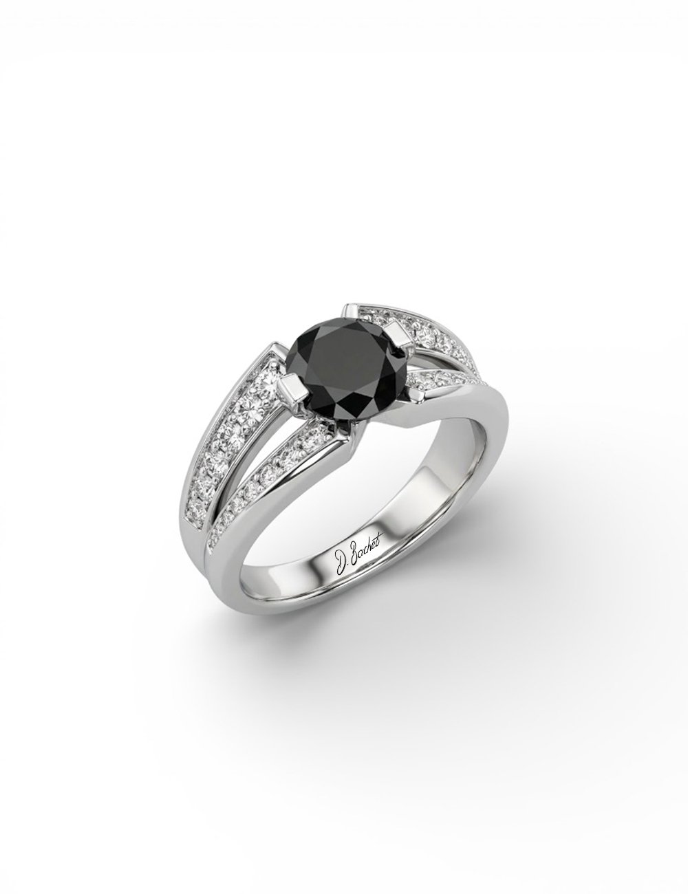 Bagues Avec Diamants 1 Noir