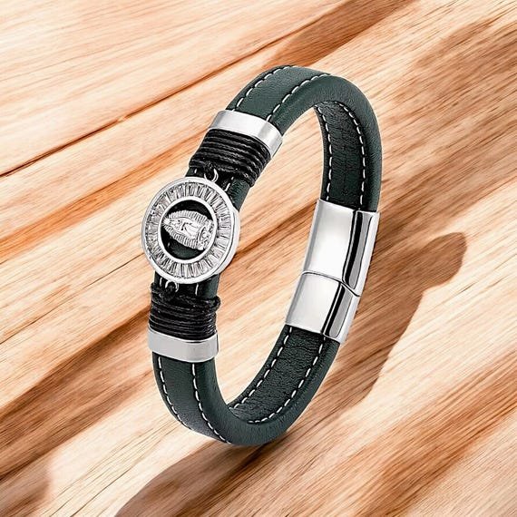 Bracelets En Cuir Zirconium Elegant Histoire d'Or