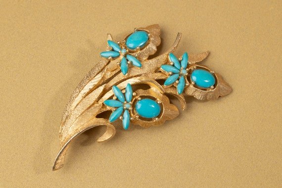 Elegant Broches Vintage Turquoise - Histoire d'Or