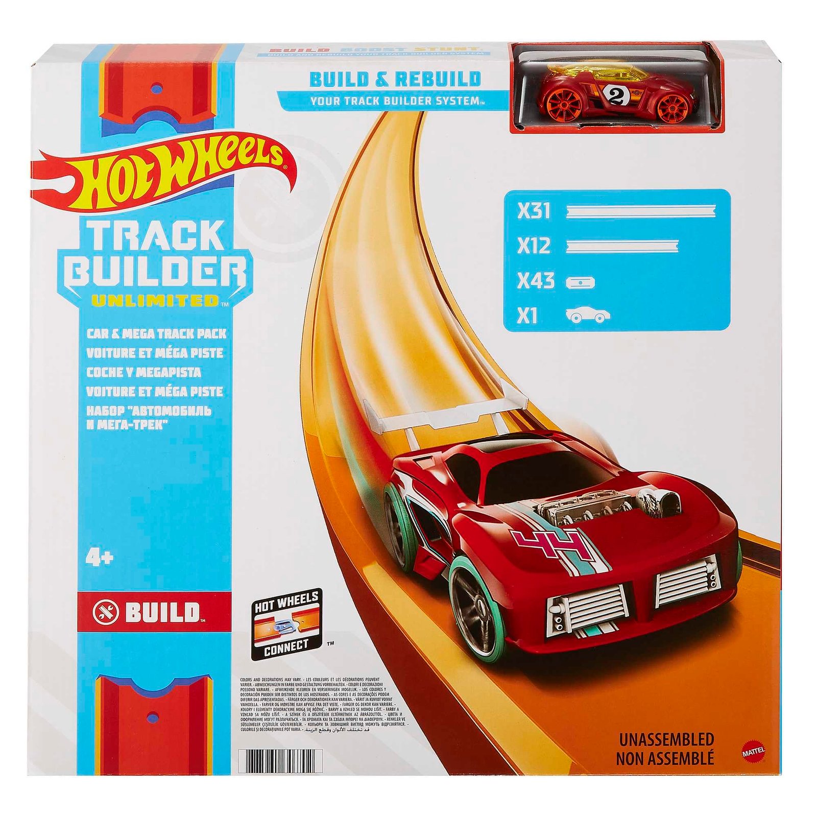 Hot Wheels Track Builder Mega Set
