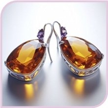Sophistique Boucles Doreilles Fantaisie Ambre Thomas Sabo