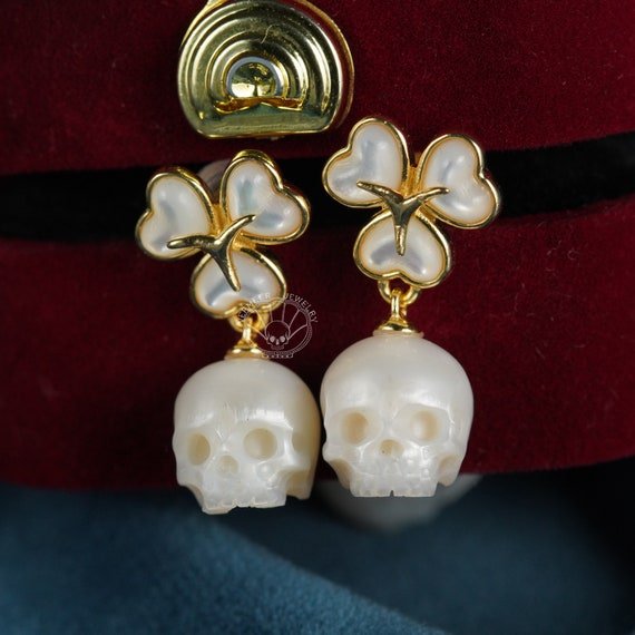 Timeless Boucles Doreilles En Perles Nacre Christophe