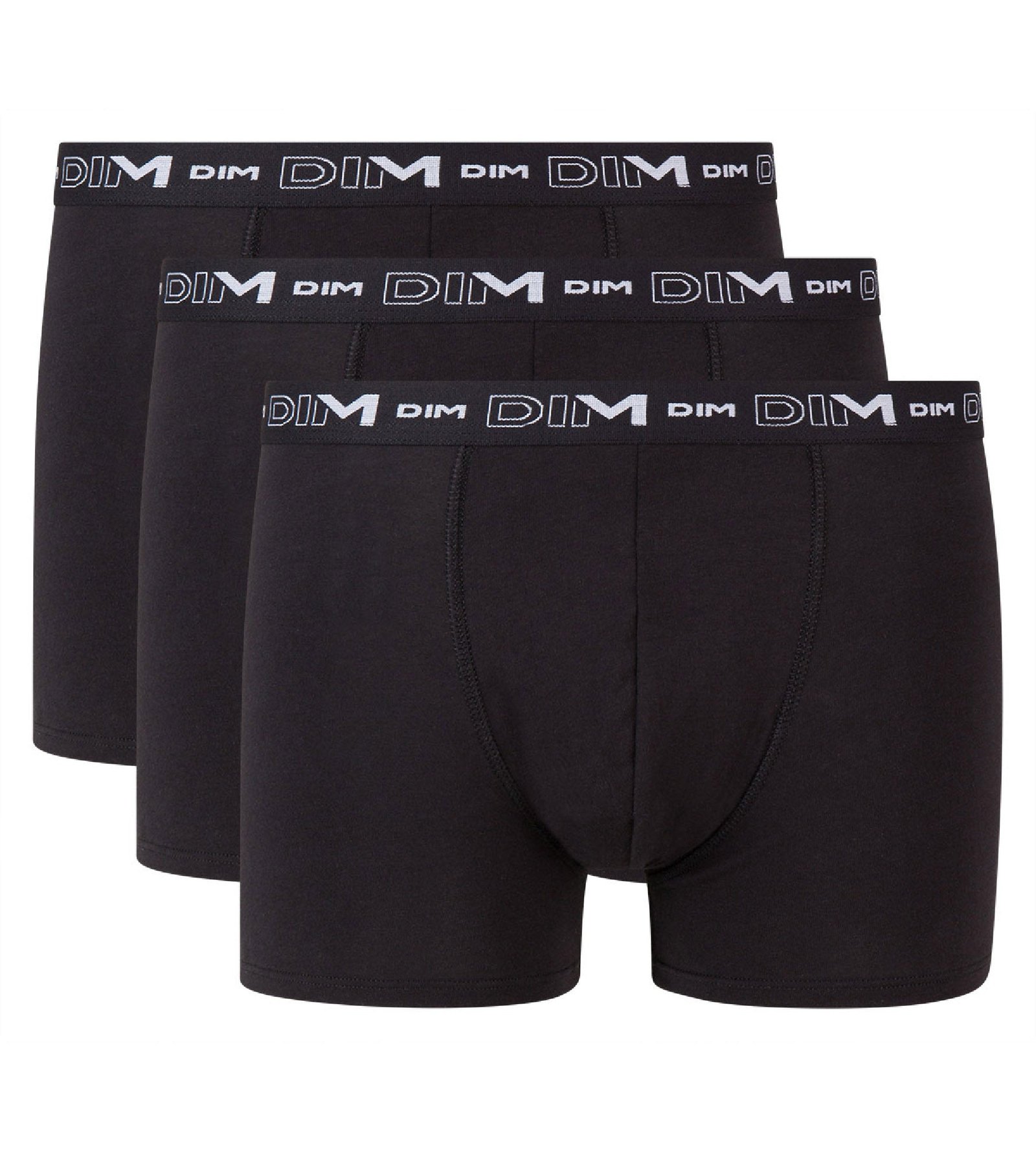 ### LOT DE 3 Boxer Sous-vêtements Homme STRETCH Noir et Noir