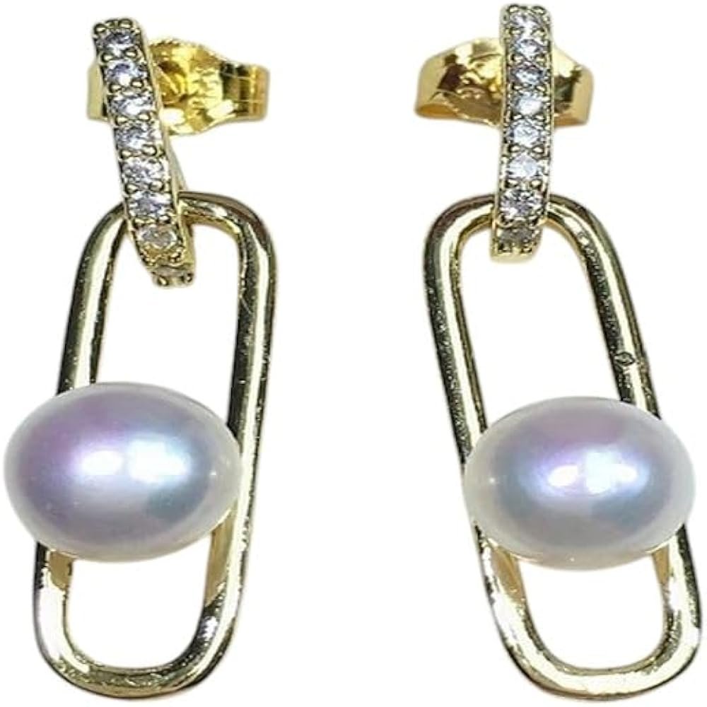 Élégant Boucles d'oreilles en perles