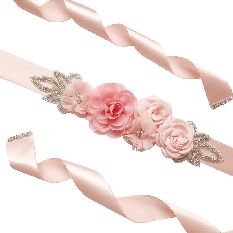 1 x wedding accessories, bridal wedding sashes, satin flower ...