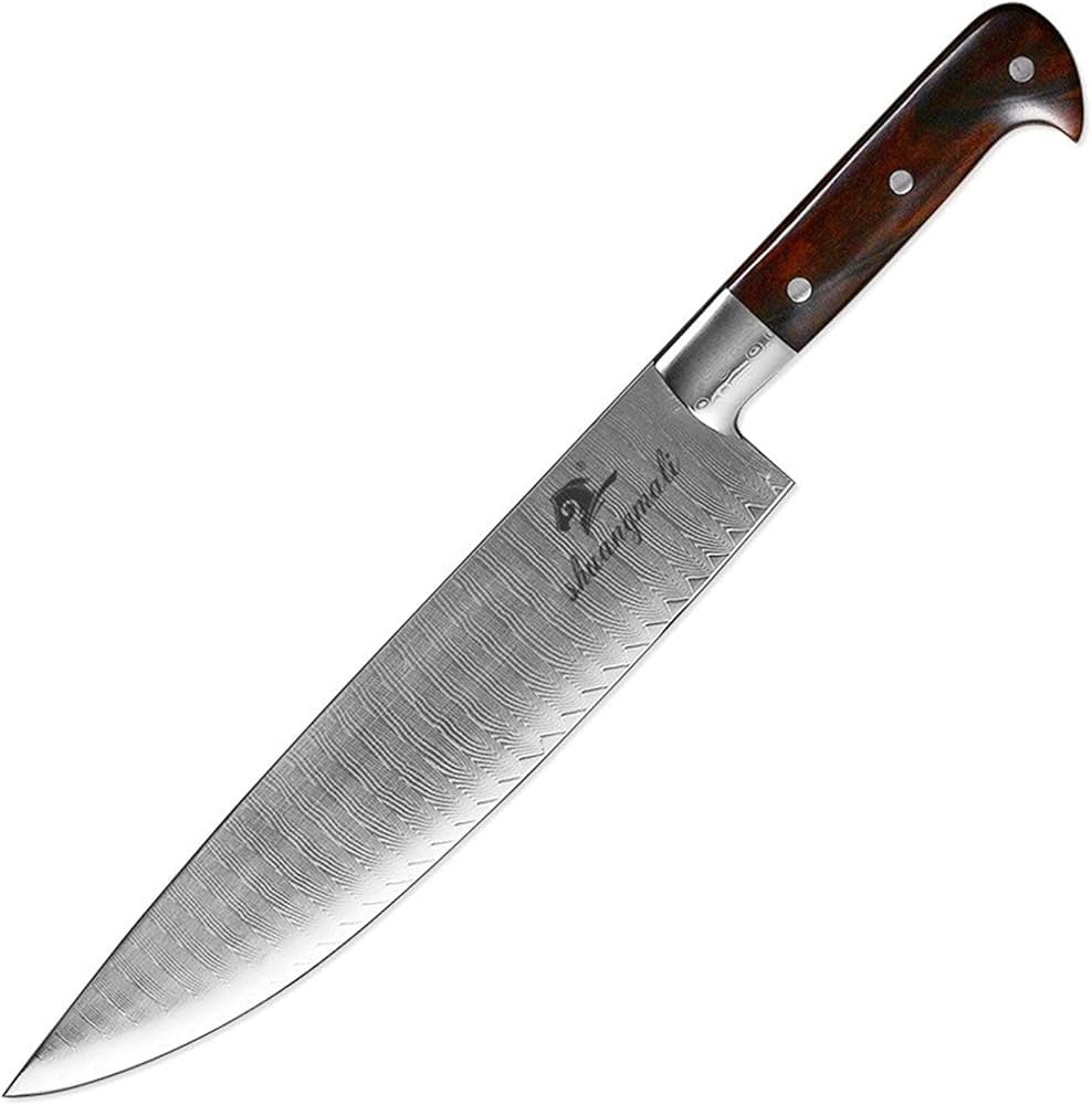 10 Inch Steel Knife Damascus Professional Kitchen Kitchen Knives ...