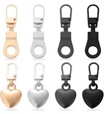 10 Pcs Metal Zipper Insert Pins Double Head Accessories ...