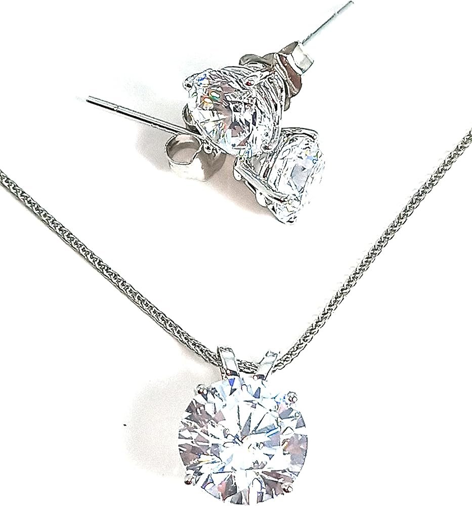 18 carats SOLID GOLD FINE ensembles bijoux diamant ...