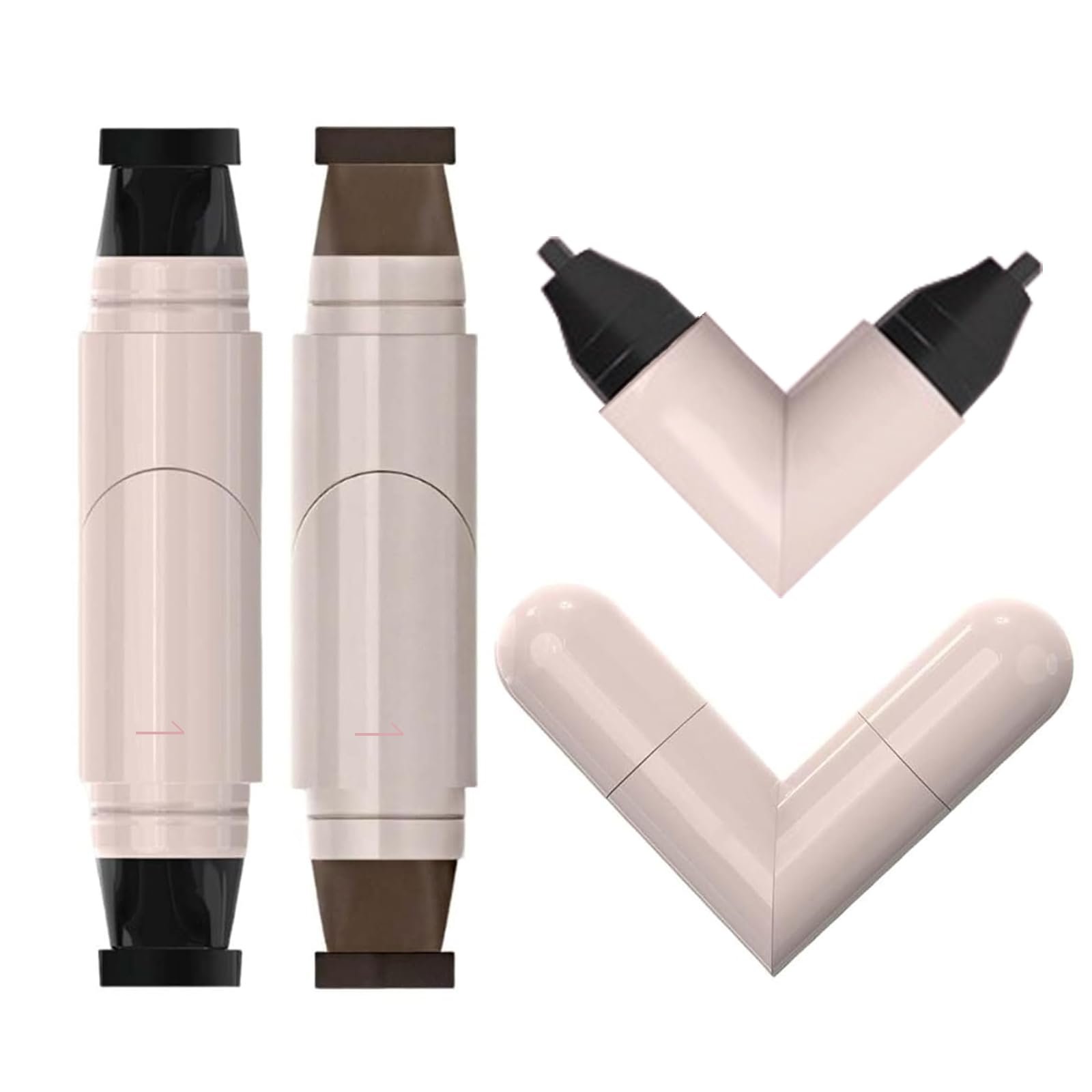 2 PCS Gel Eyeliner Pencil Set 2025 New Foldable ...