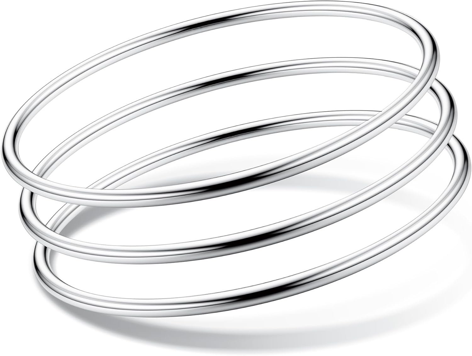 3 Pieces Bracelets Femme Or Acier Inoxydable