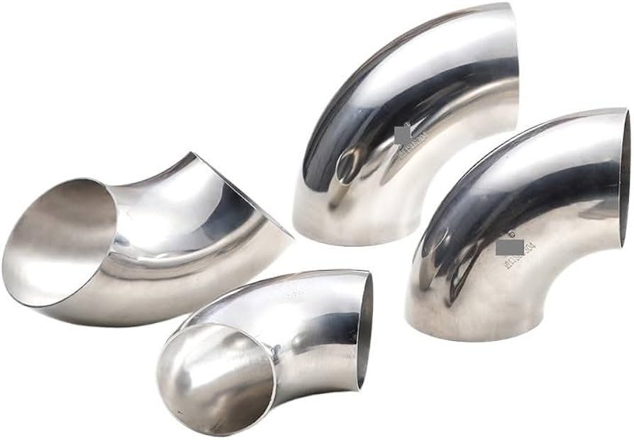 304 Stainless Steel Elbow fittings pipe DIY accessories OD 25 38 51 ...