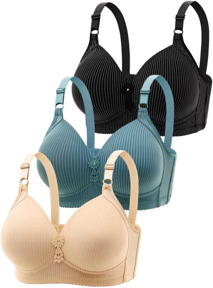 36c Women's Adjustable Strap Full Coverage Bra Comfortable ...