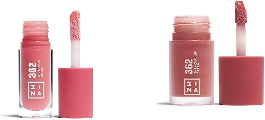 3INA MAKEUP - The Color Lip Oil 362 + The No-Rules Cream 362