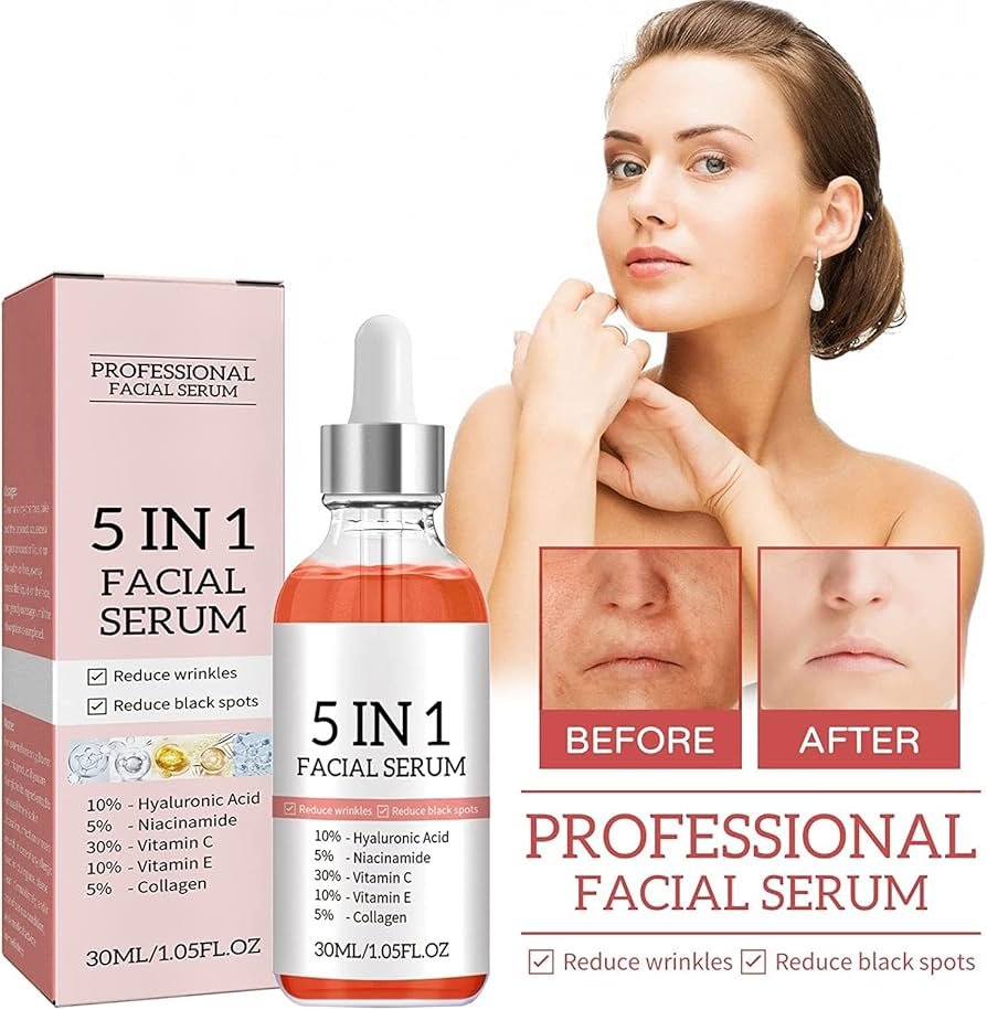 5 In 1 Facial Serum, 5 IN 1 Facial Serum, 5 IN 1 Anti-Aging ...