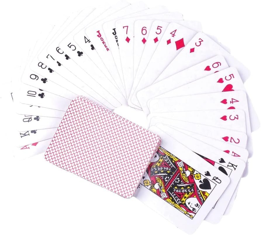 5 Jeux de Cartes, Mini Cartes à Jouer, Mini jeu de Cartes pour ...