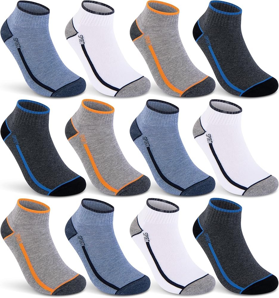 6 or 12 pairs of men's sports socks