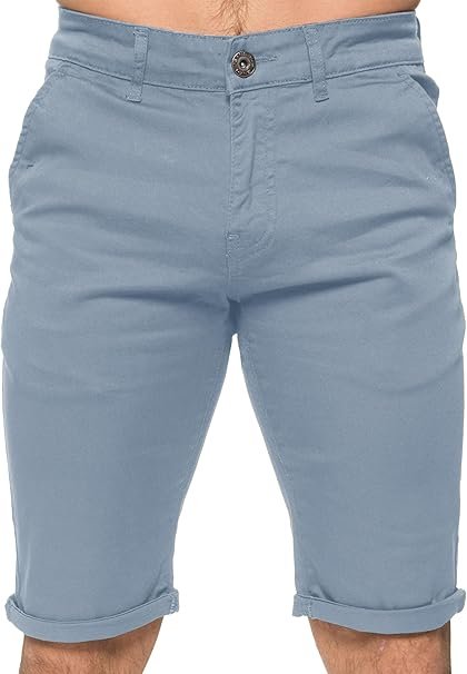 989Zé ENZO Hommes Chino Shorts Bermudas Classique Coton ...