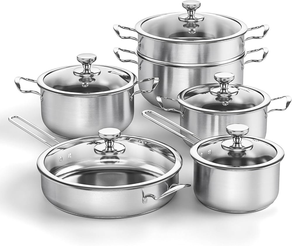 Batterie de cuisine en inox au meilleur prix