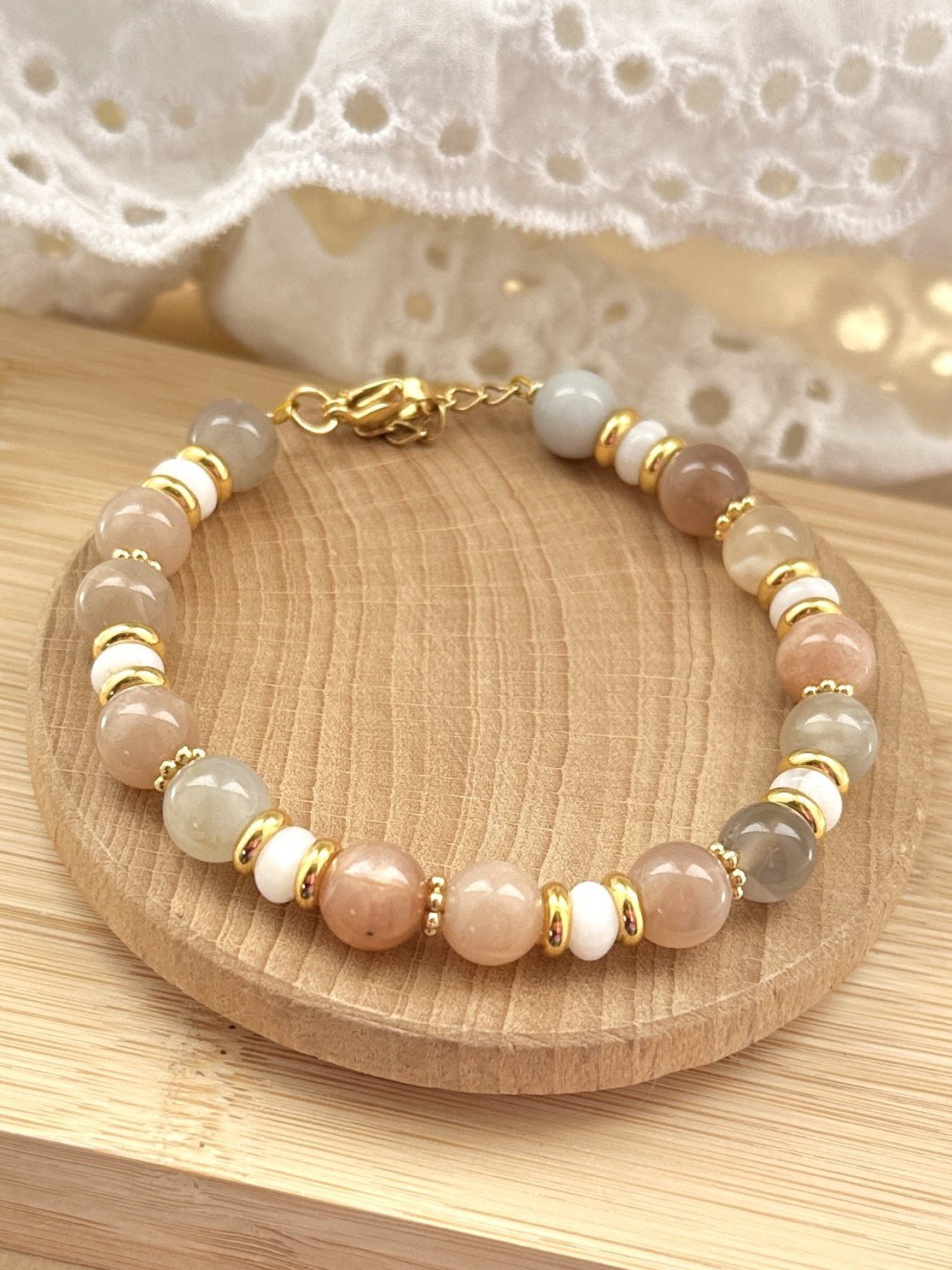 Bracelets de perles Bleu