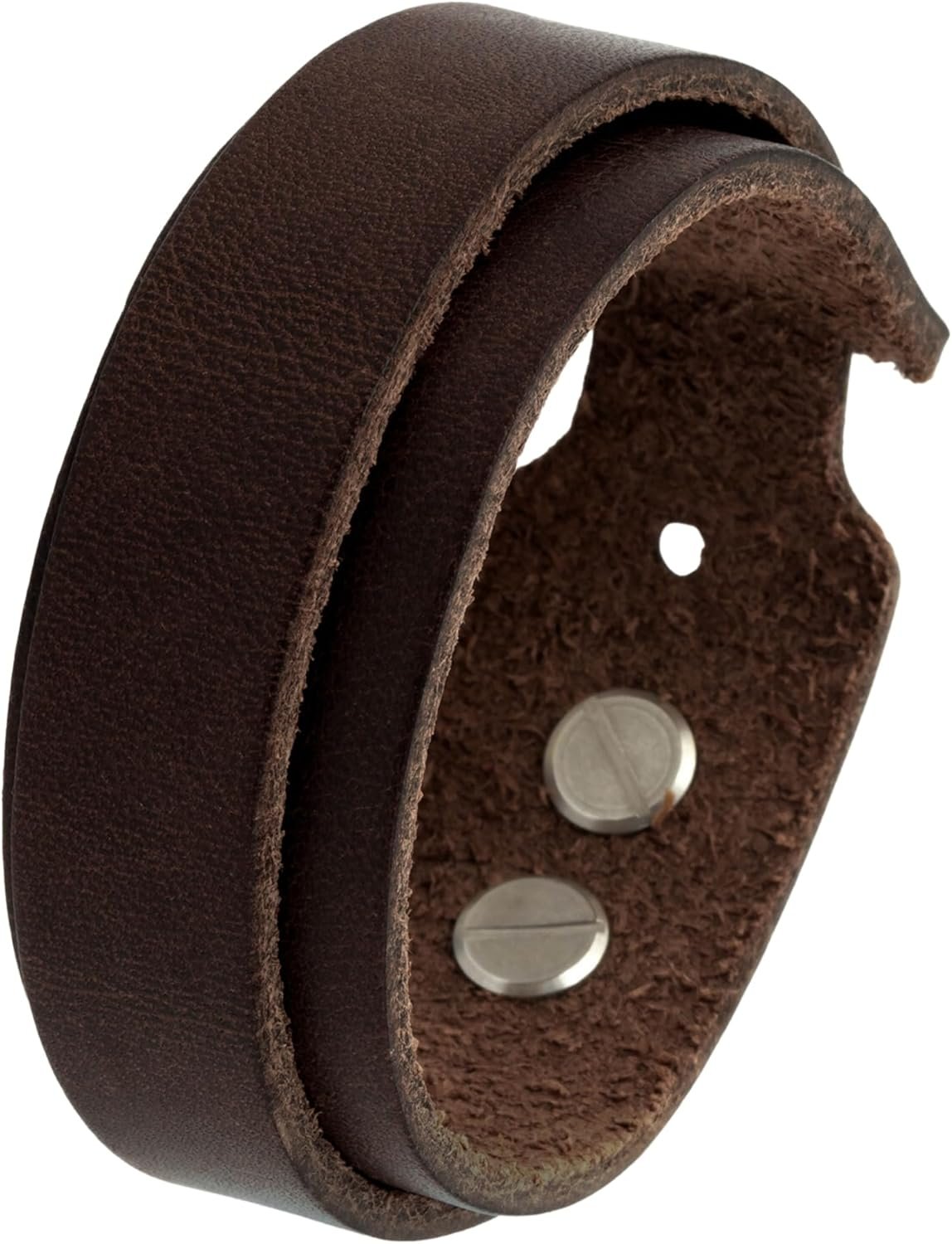 Simaru Bracelet en cuir véritable de qualité supérieure fabriqué en ...