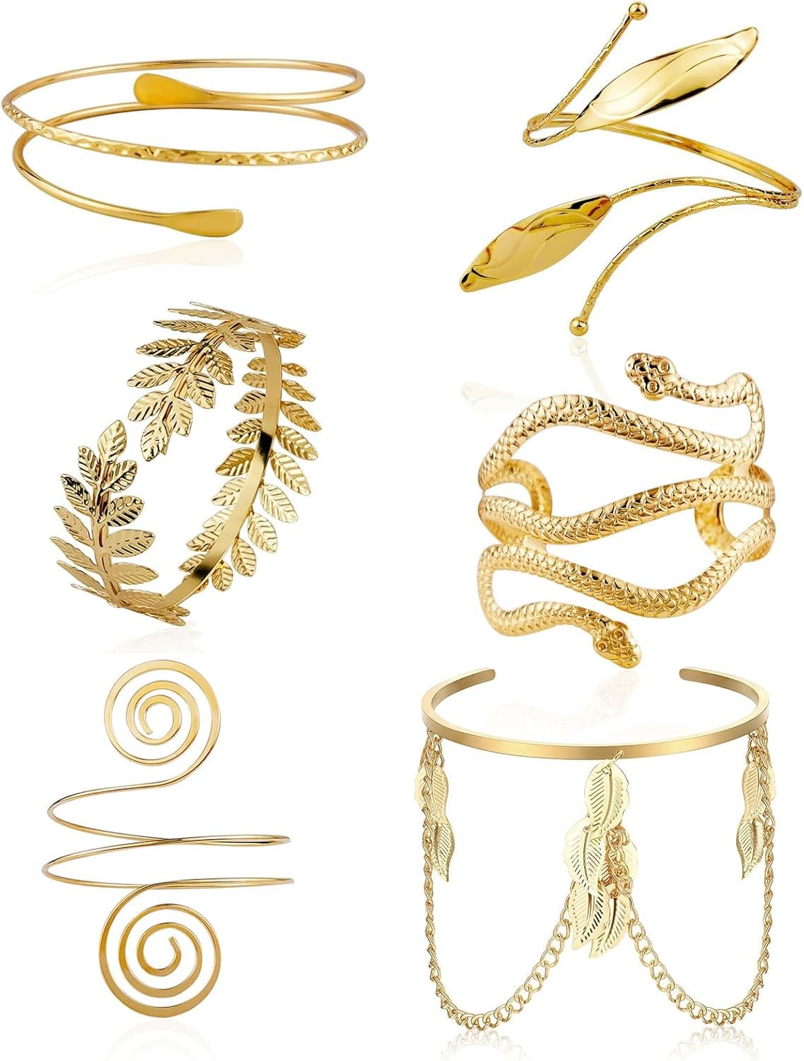 Integrity.1 6 Pièces Bracelets Manchettes en Or pour Femme ...