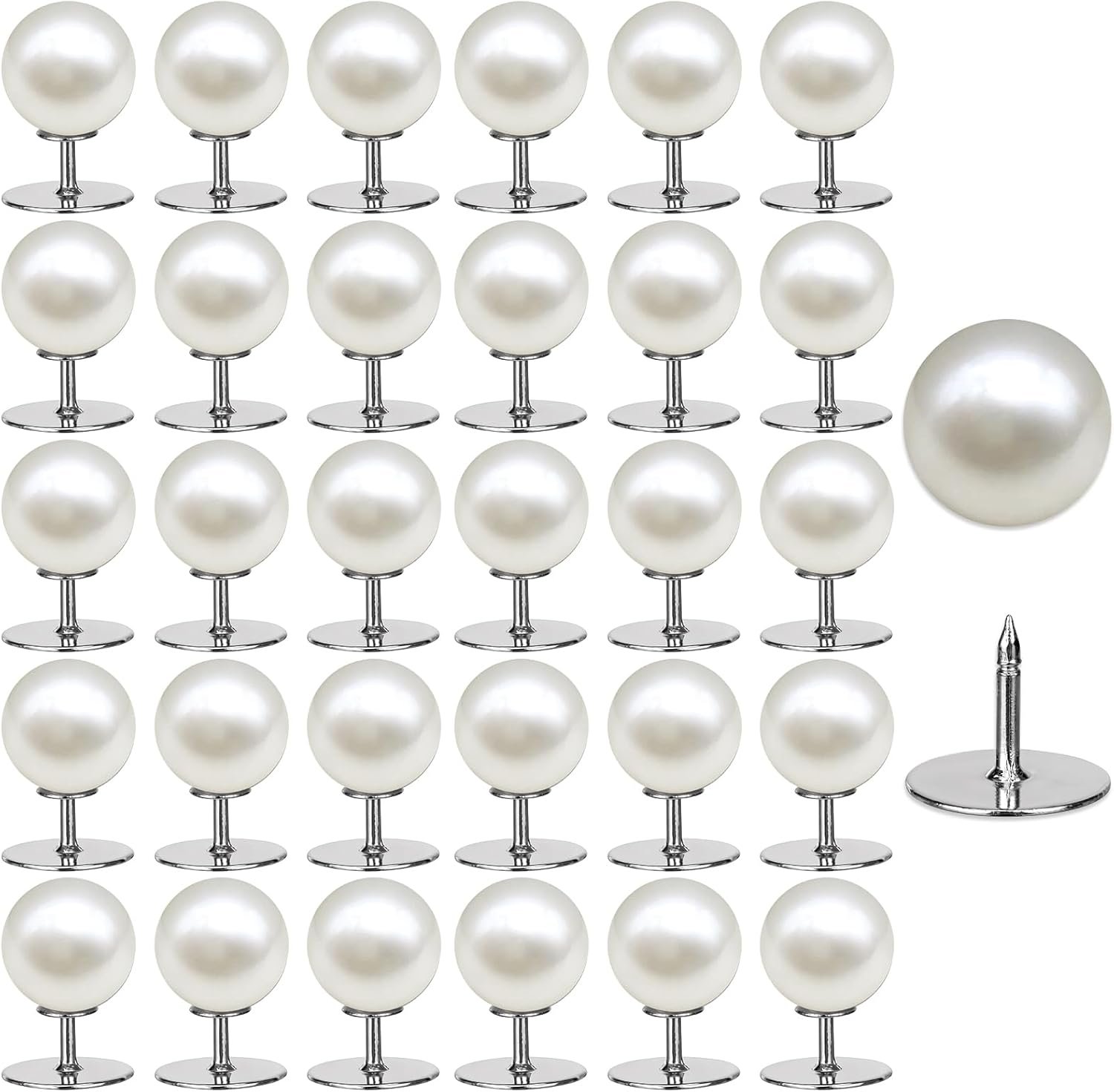 Lot de 30 broches en perles pour travaux manuels, vêtements ...