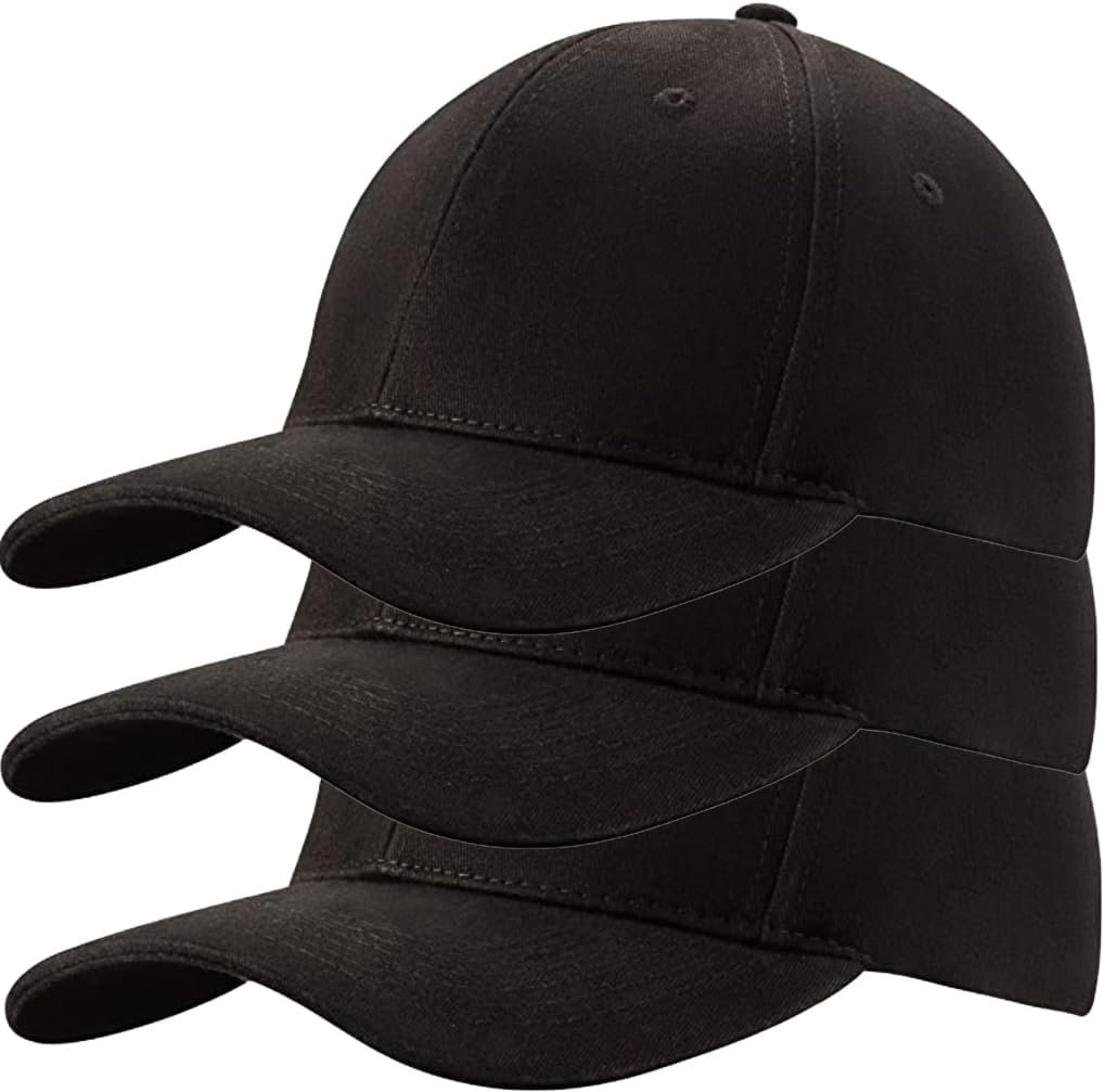 Lot de 3 casquettes de baseball pour homme et femme, 100 ...