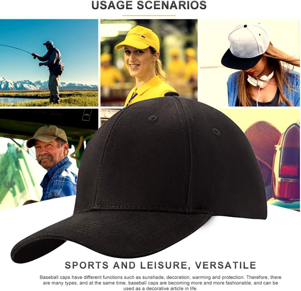 Lot de 3 casquettes de baseball pour homme et femme, 100 ...