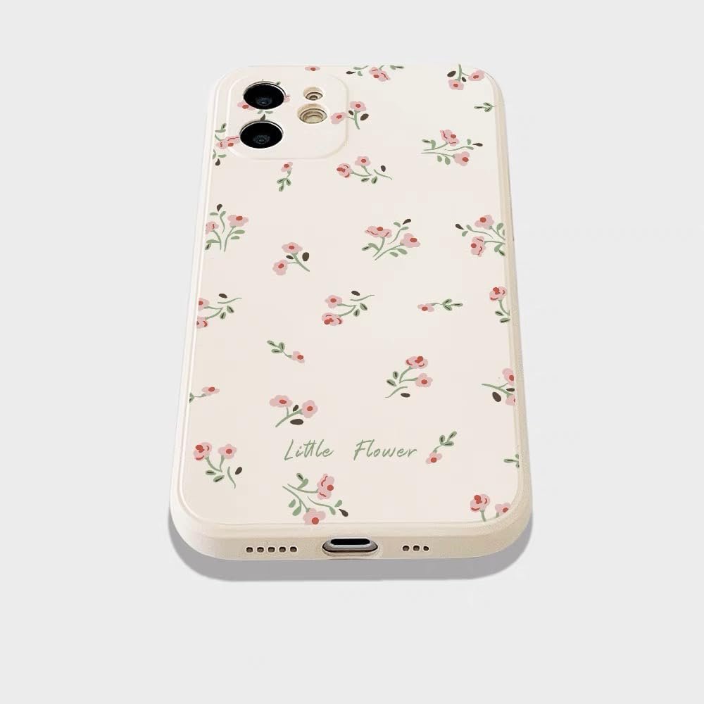 JiuWang Lot de 2 Coques iPhone 14 Fleurs Délicates – TPU Souple ...