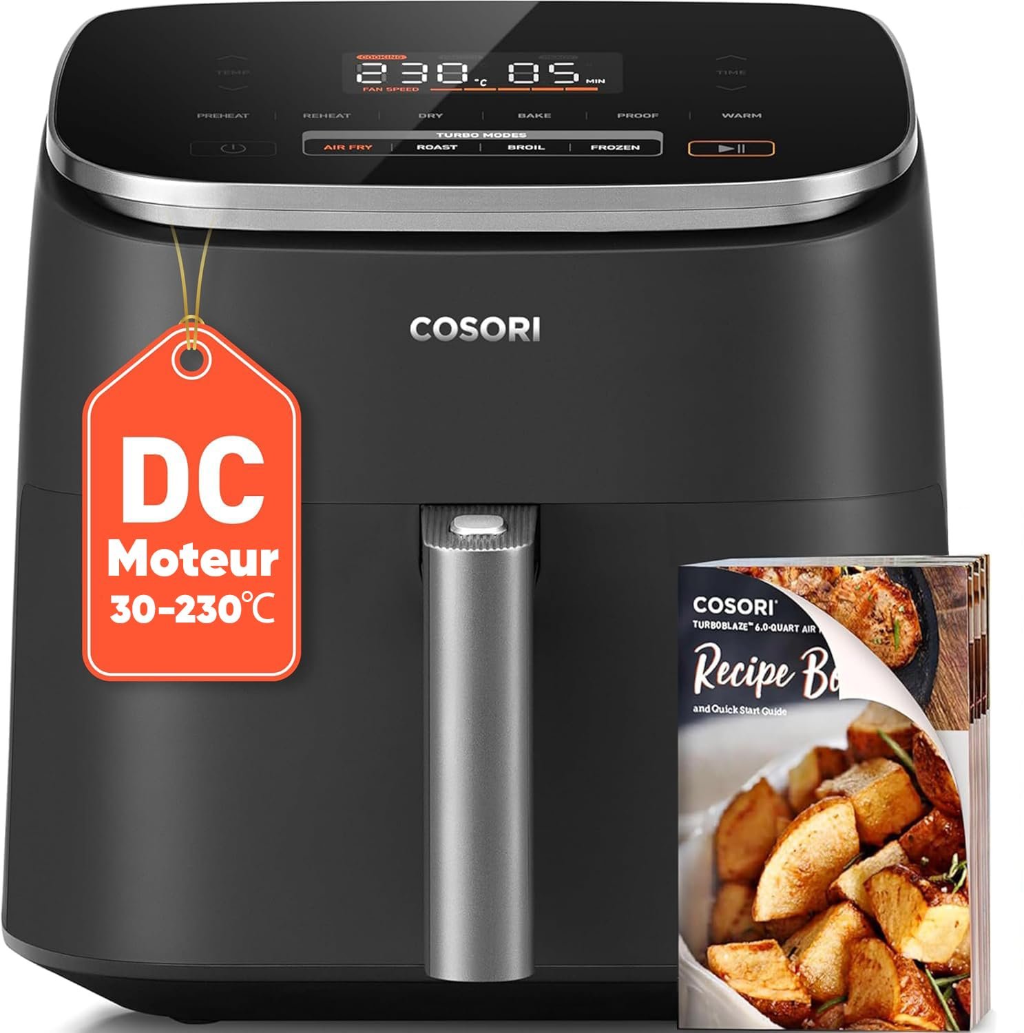 Cosori 9-in-1 TurboBlaze Air Fryer 6 Qt