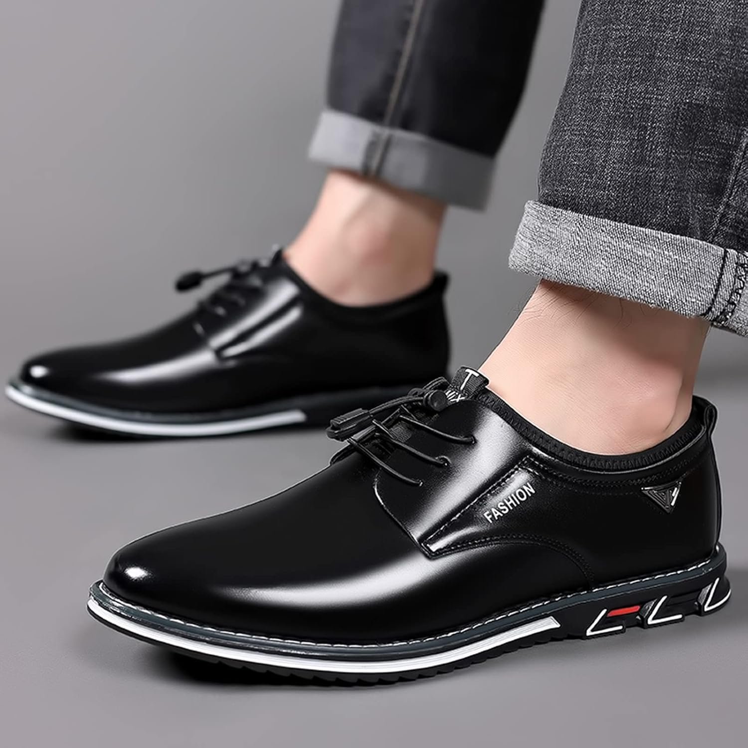 Men's Dress Shoes Classic Low Shoes Derby Oxford Simplicity ...