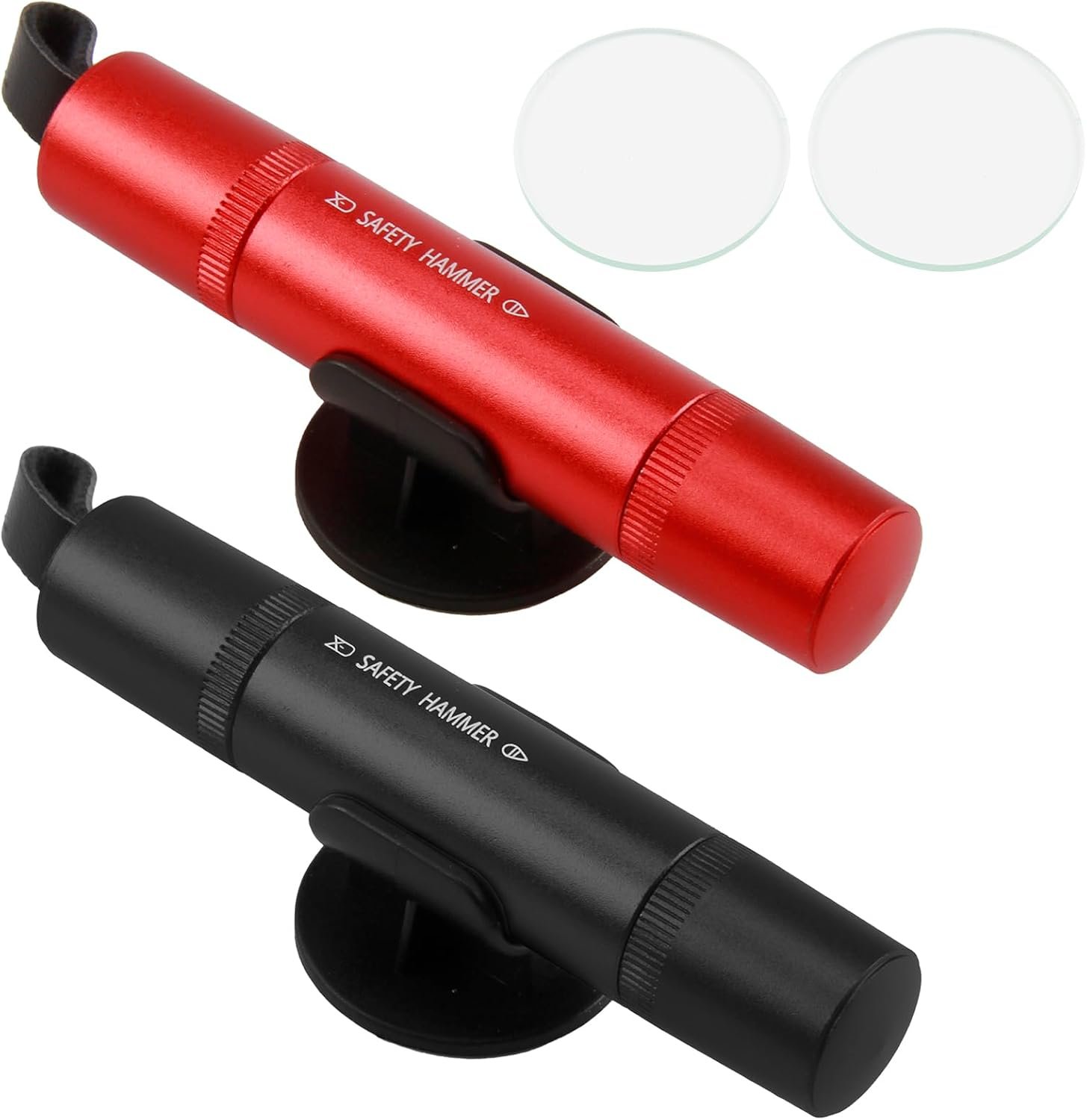 Marteau Brise vitre, Lot de 2 Marteau de Sécurité pour Voiture, Outil ...