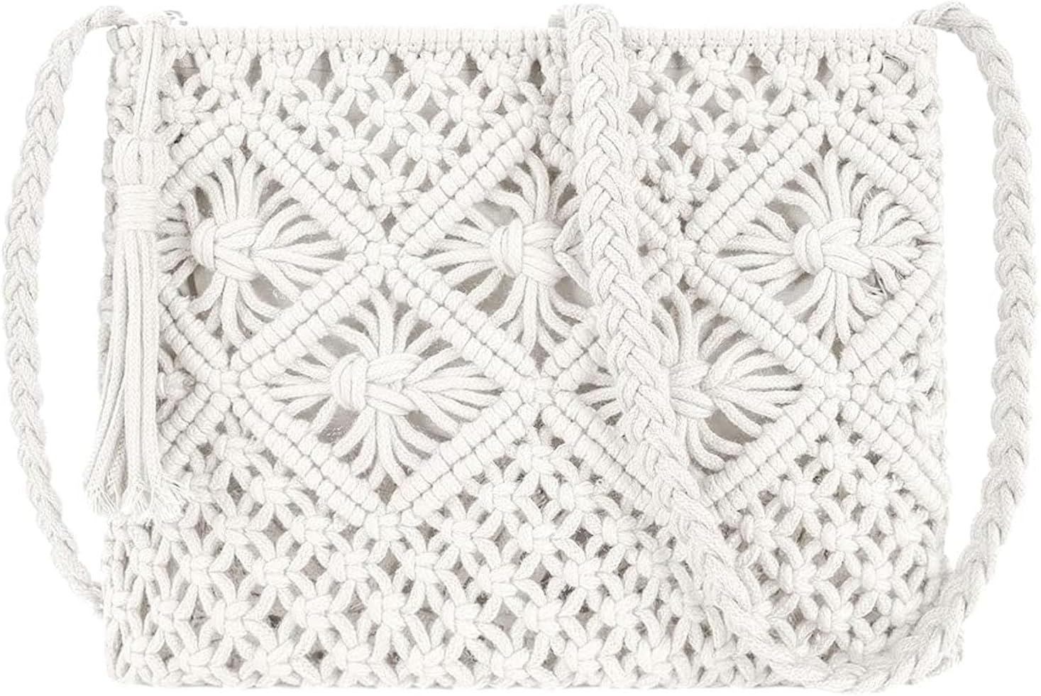 crossbody bag for women, handbags and shoulder bags, white ...