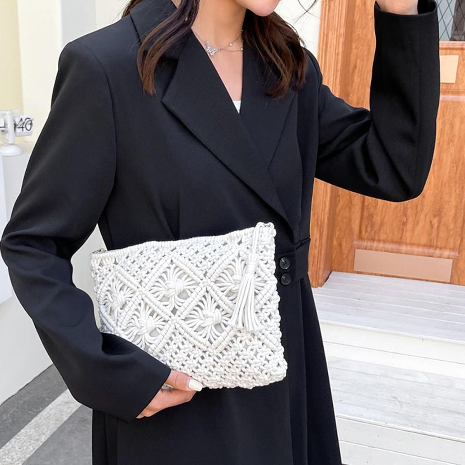 crossbody bag for women, handbags and shoulder bags, white ...
