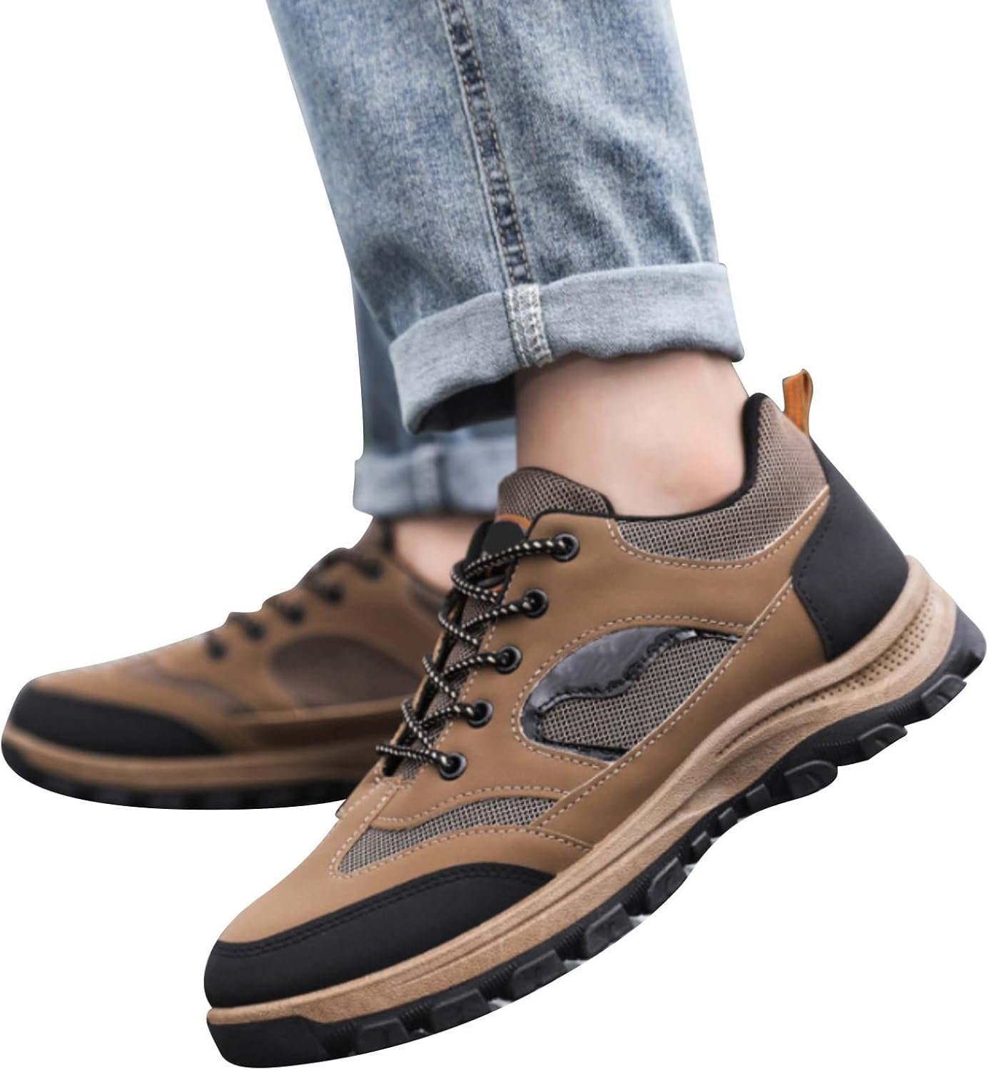 Men's hiking shoes, breathable, non-slip shoes, comfortable work ...