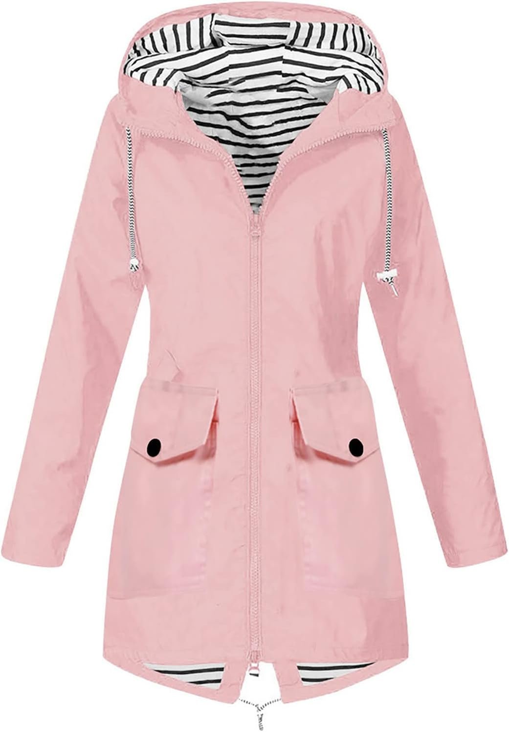 ESSUE Waterproof Coats Jackets Women Windproof Warm Large ...