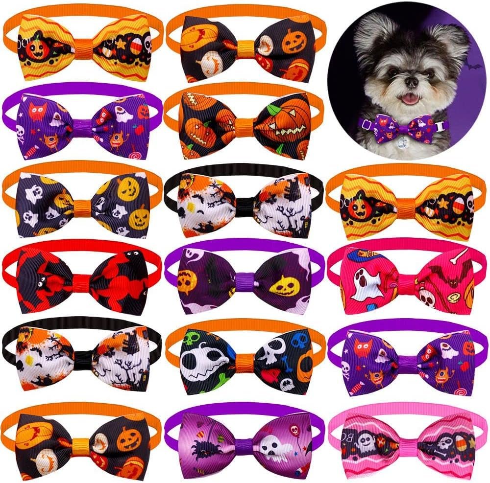 LUMoony 12 Pcs Halloween Chien Noeuds Papillon Cravates pour ...