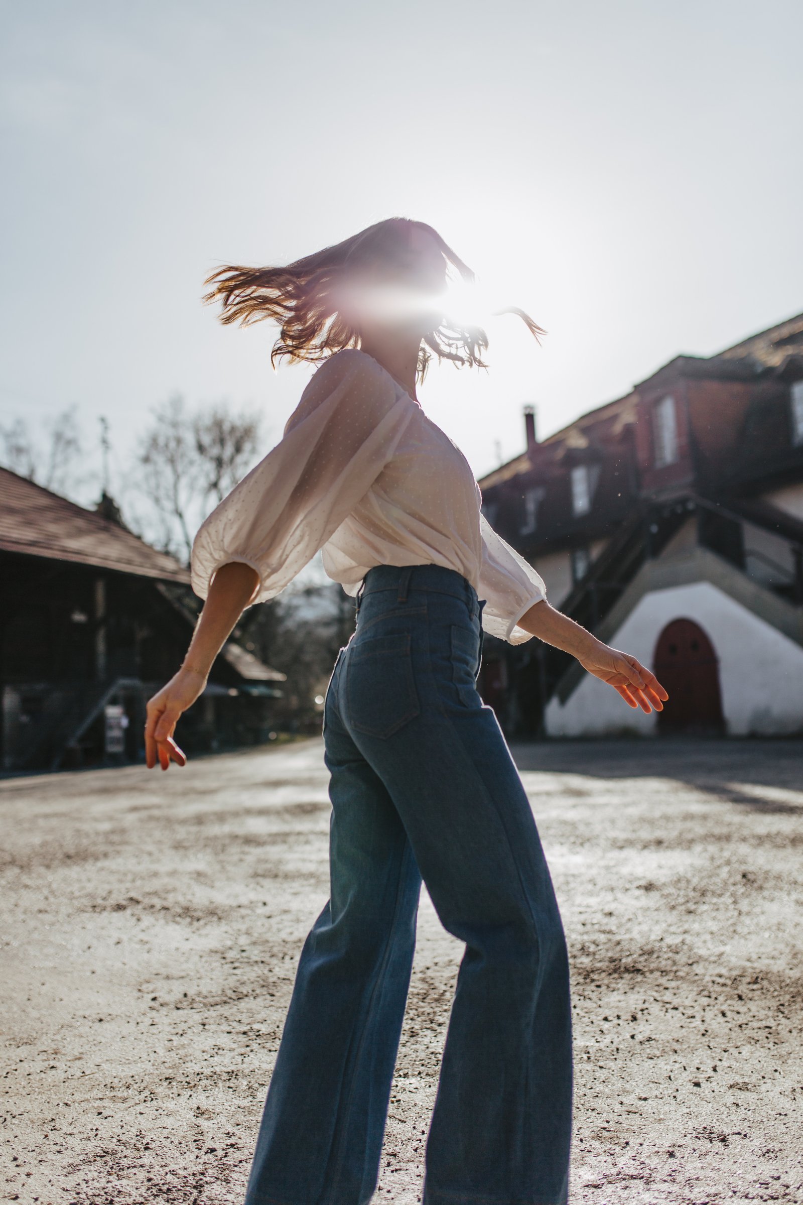 Pantalons et jeans Bleu