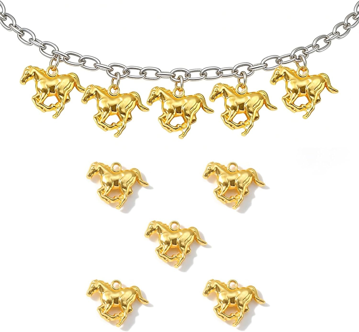 Snorvixre Lot de 50 pendentifs en forme d'animaux en alliage pour ...