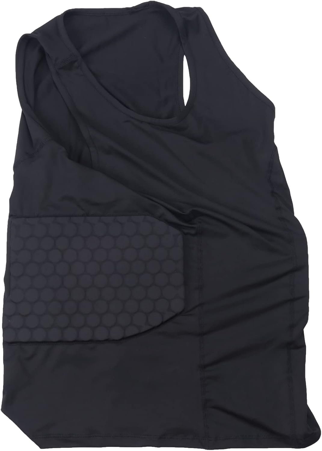 Ruelen Padded Rib Protector Compression Shirt Training Vest with ...