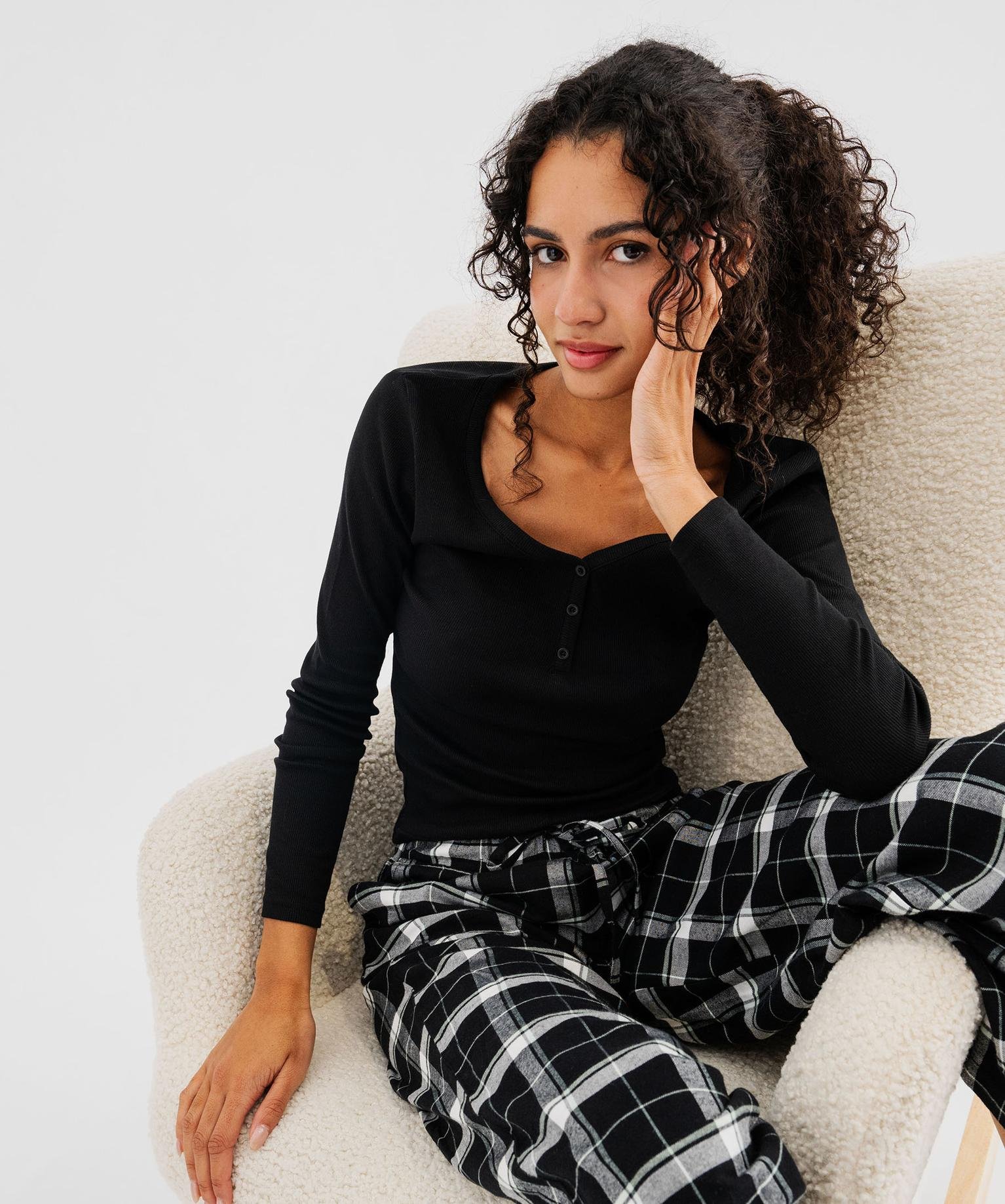 Pyjama Femme Manches Longues