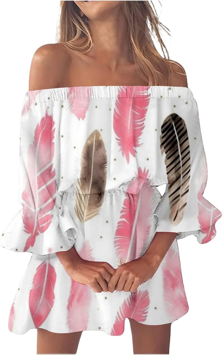Robes d'été pour Femmes, Plage, Sexy, épaules dénudées ...