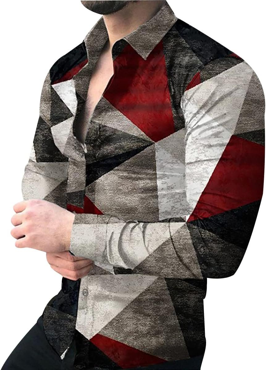 Long Sleeve Shirts Men Shirts Men Shirt Spring Adult 3D Print Shirts ...