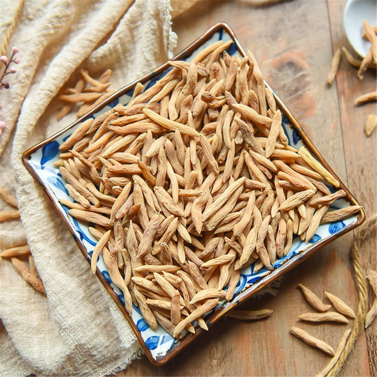 Chinese Herbal Tea Ophiopogon Japonicus Flower Tea Green And ...