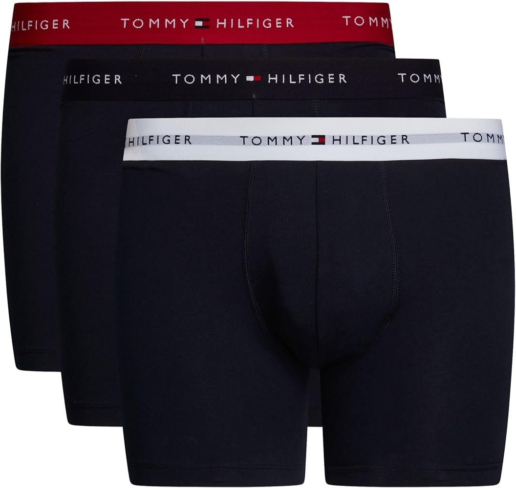 Tommy Hilfiger Men's Boxer Shorts Set of 3 Cotton with Stretch